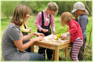 viel Spass im Waldkindergarten